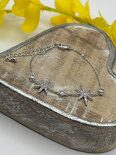 Load image into Gallery viewer, Malissa J Starburst Diamanté Bracelet

