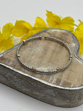 Load image into Gallery viewer, Malissa J Diamante Heart Stretch Bangle
