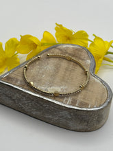 Load image into Gallery viewer, Malissa J Diamante Heart Stretch Bangle
