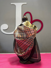 Load image into Gallery viewer, Patchwork Print Silky Scarf

