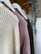 Load image into Gallery viewer, Open Knit Relaxed Jumper
