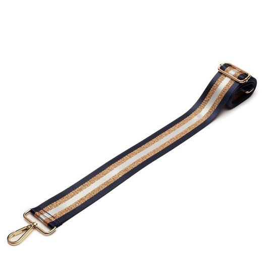 Elie Beaumont Crossbody Strap Navy Copper